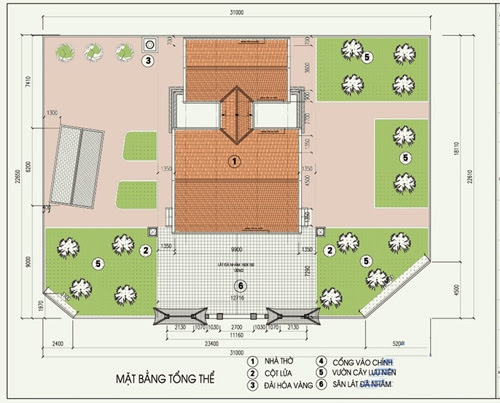 Những lưu ý khi thiết kế bản vẽ nhà thờ họ